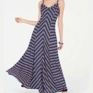INC Stripes Stretchy Maxi Dress